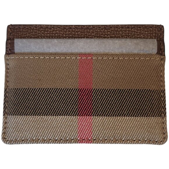 Burberry Sandon Canvas Check Card Case - Picture 4 of 6
